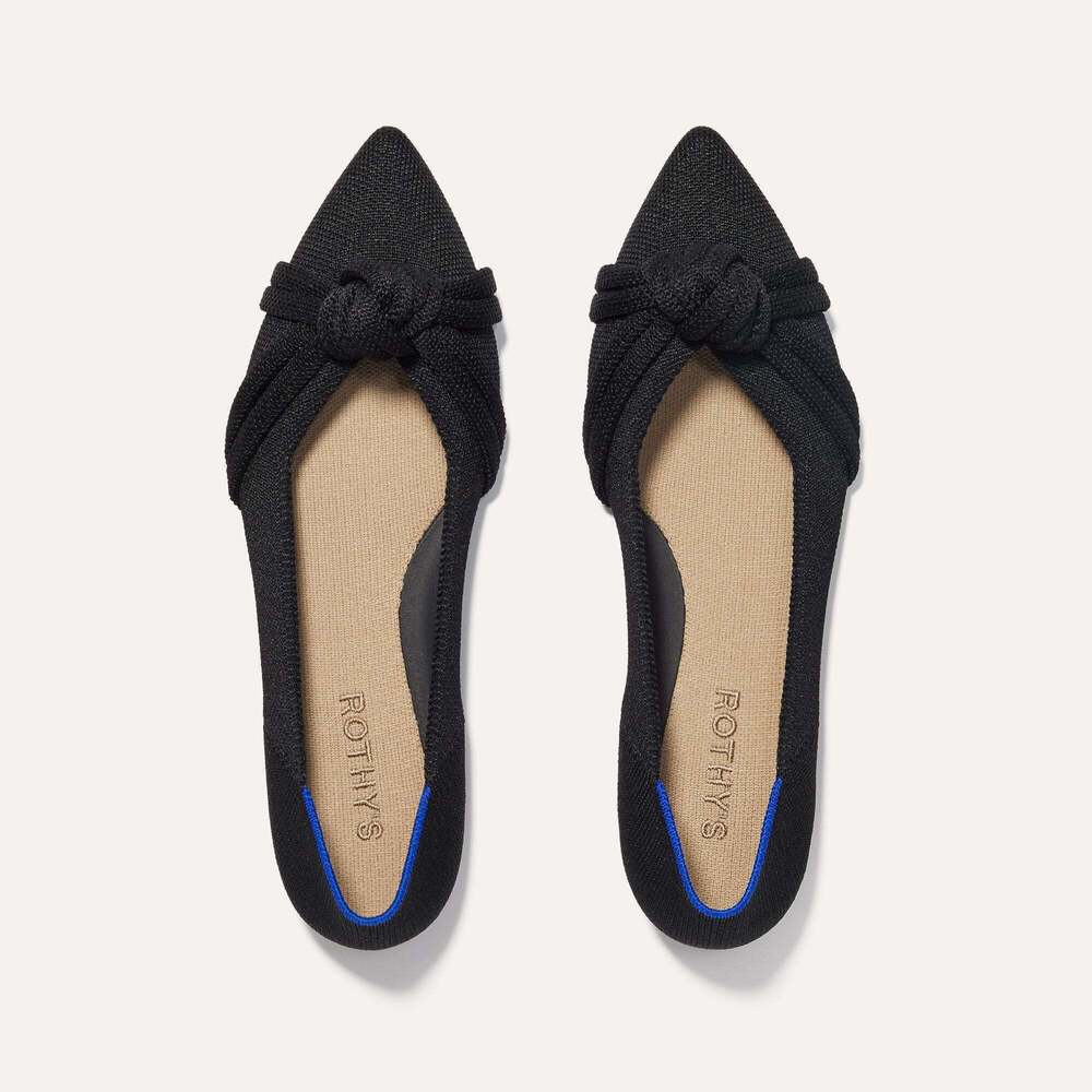 Rothy's The Knot Point II - Black Size 8.5